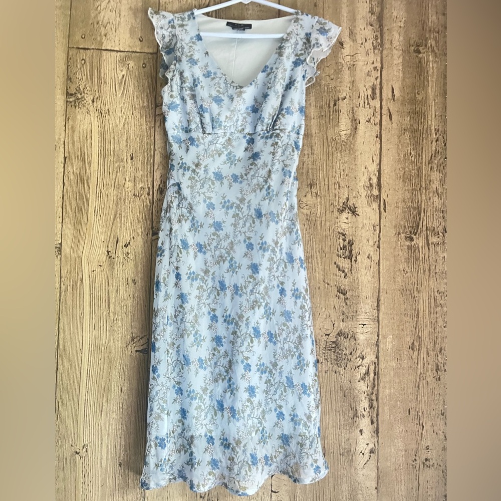 Blue Floral Sun Dress